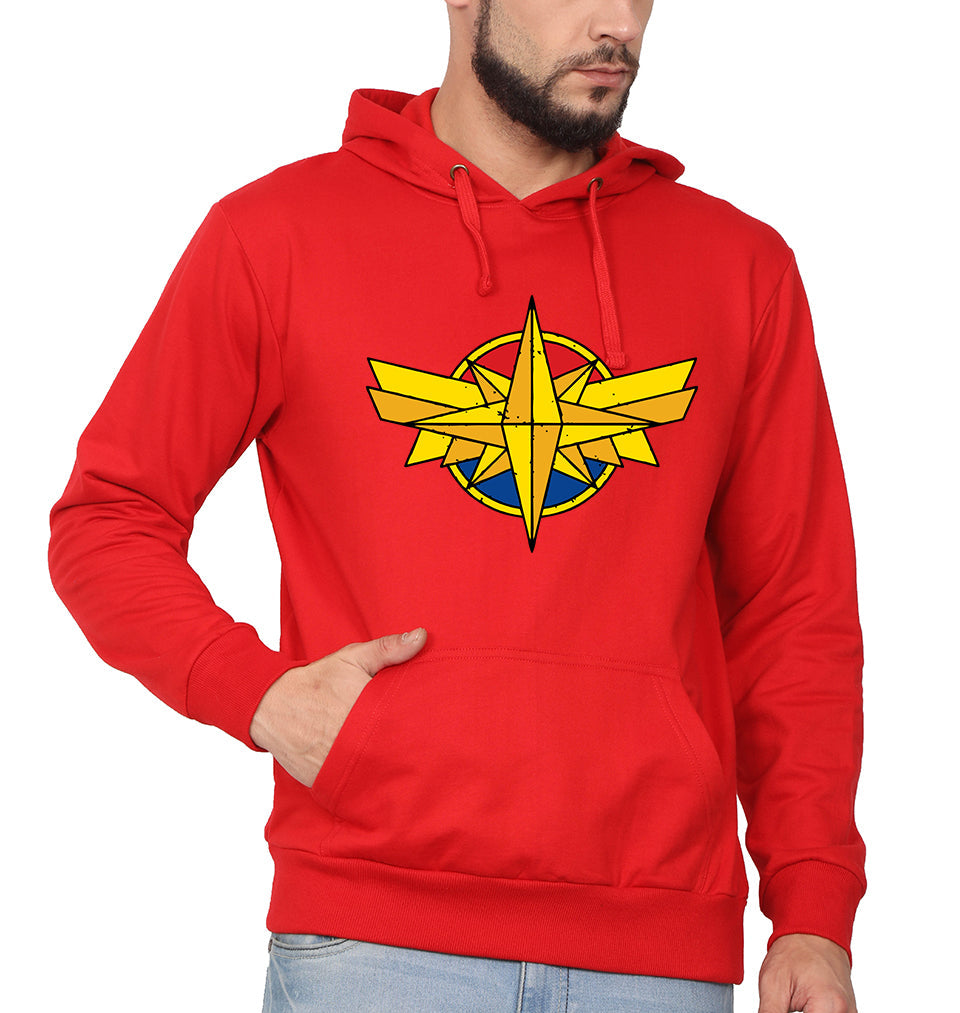 Captain Marvel Logo Men Hoodies-KidsFashionVilla