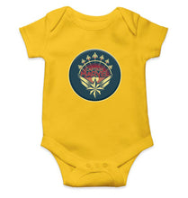 Load image into Gallery viewer, Captain Marvel Superhero Rompers for Baby Girl- KidsFashionVilla
