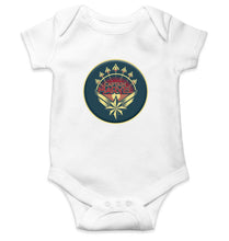 Load image into Gallery viewer, Captain Marvel Superhero Rompers for Baby Girl- KidsFashionVilla

