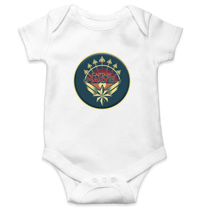Captain Marvel Superhero Rompers for Baby Girl- KidsFashionVilla