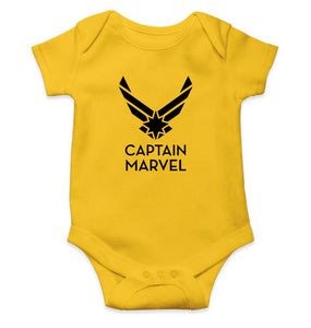 Captain Marvel Superhero Rompers for Baby Girl- KidsFashionVilla