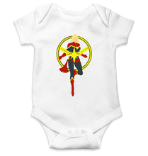 Load image into Gallery viewer, Captain Marvel Rompers for Baby Girl- KidsFashionVilla
