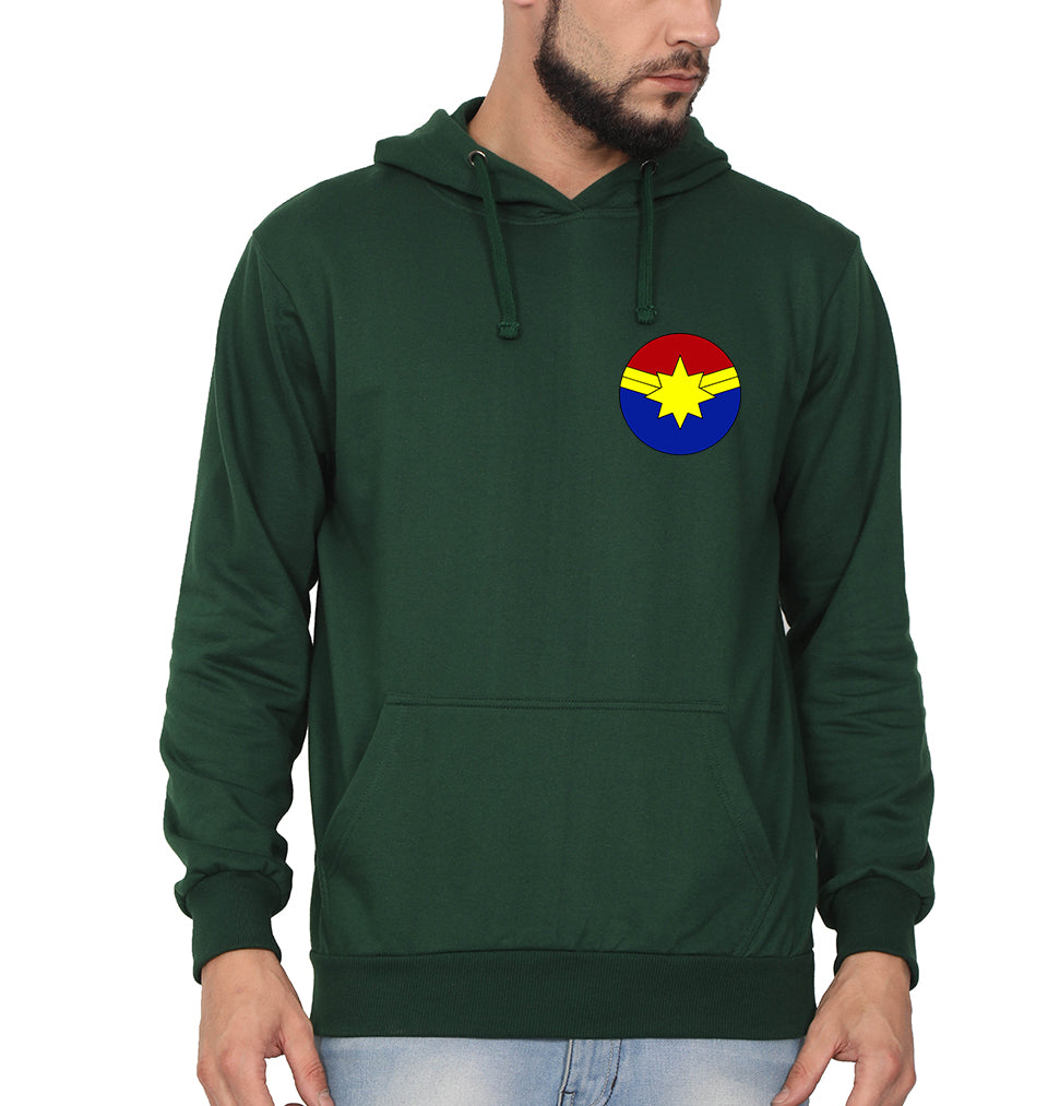 Captain marvel logo Men Hoodies-KidsFashionVilla