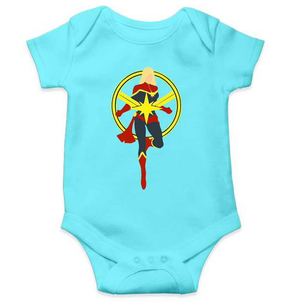 Captain Marvel Rompers for Baby Girl- KidsFashionVilla