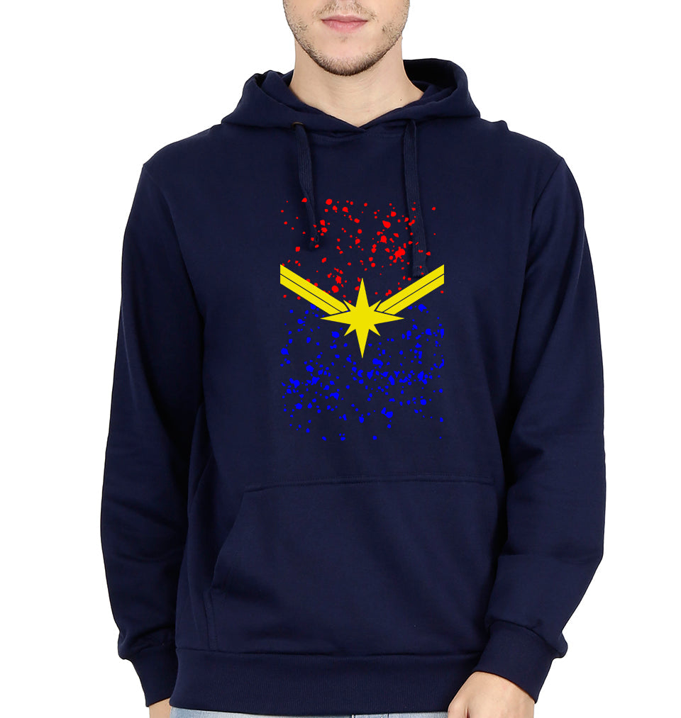 Captain Marvel Logo Men Hoodies-KidsFashionVilla