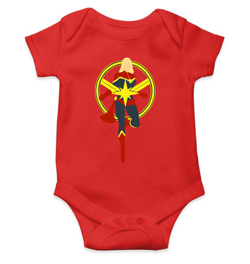 Captain Marvel Rompers for Baby Girl- KidsFashionVilla
