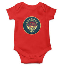 Load image into Gallery viewer, Captain Marvel Superhero Rompers for Baby Girl- KidsFashionVilla

