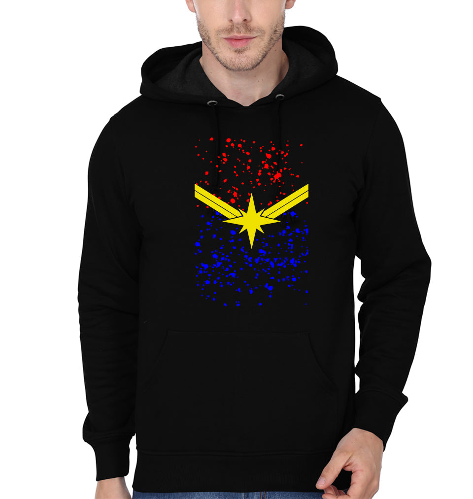 Captain Marvel Logo Men Hoodies-KidsFashionVilla