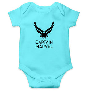 Captain Marvel Superhero Rompers for Baby Girl- KidsFashionVilla