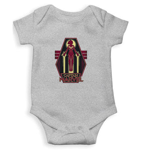 Captain Marvel Superhero Rompers for Baby Girl- KidsFashionVilla