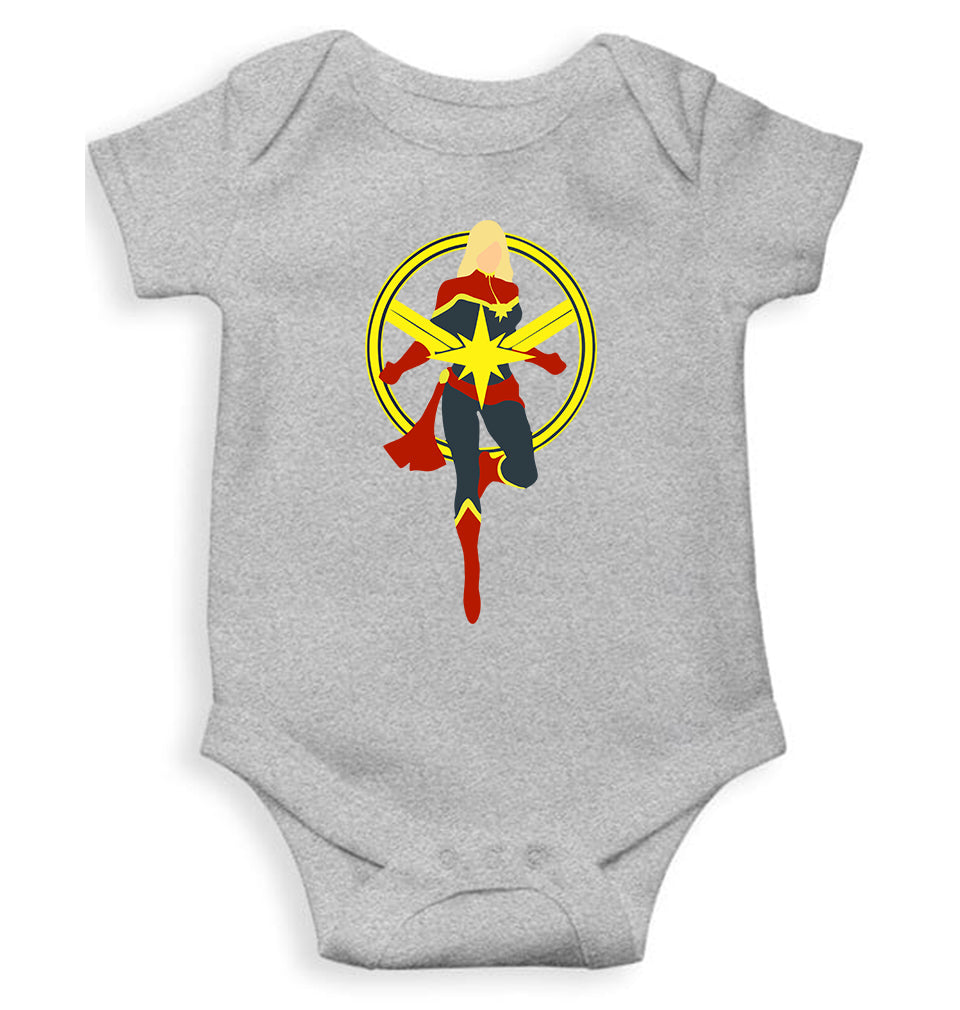 Captain Marvel Rompers for Baby Girl- KidsFashionVilla