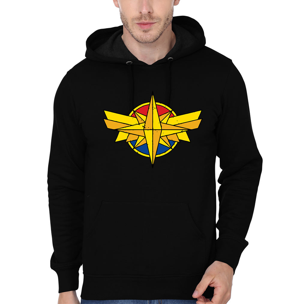 Captain Marvel Logo Men Hoodies-KidsFashionVilla