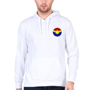 Captain marvel logo Men Hoodies-KidsFashionVilla