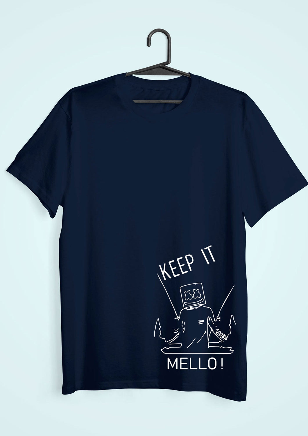 Mello Mens Half Sleeves T-shirt- KidsFashionVilla