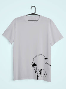 Smokey man Women Half Sleeves T-shirt- KidsFashionVilla