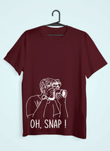 Load image into Gallery viewer, Oh Snap Women Half Sleeves T-shirt- KidsFashionVilla
