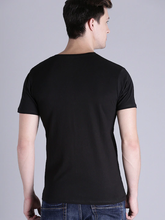 Load image into Gallery viewer, Real Men Empower Women Round Neck Mens Half Sleeves T-shirt- KidsFashionVilla
