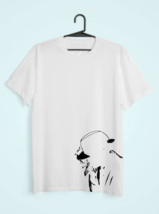 Smokey man Women Half Sleeves T-shirt- KidsFashionVilla