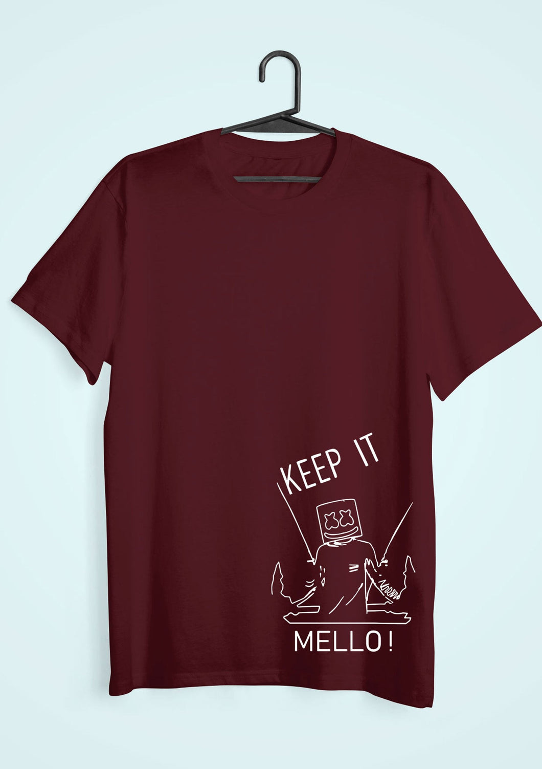 Mello Mens Half Sleeves T-shirt- KidsFashionVilla