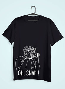 Oh Snap Women Half Sleeves T-shirt- KidsFashionVilla