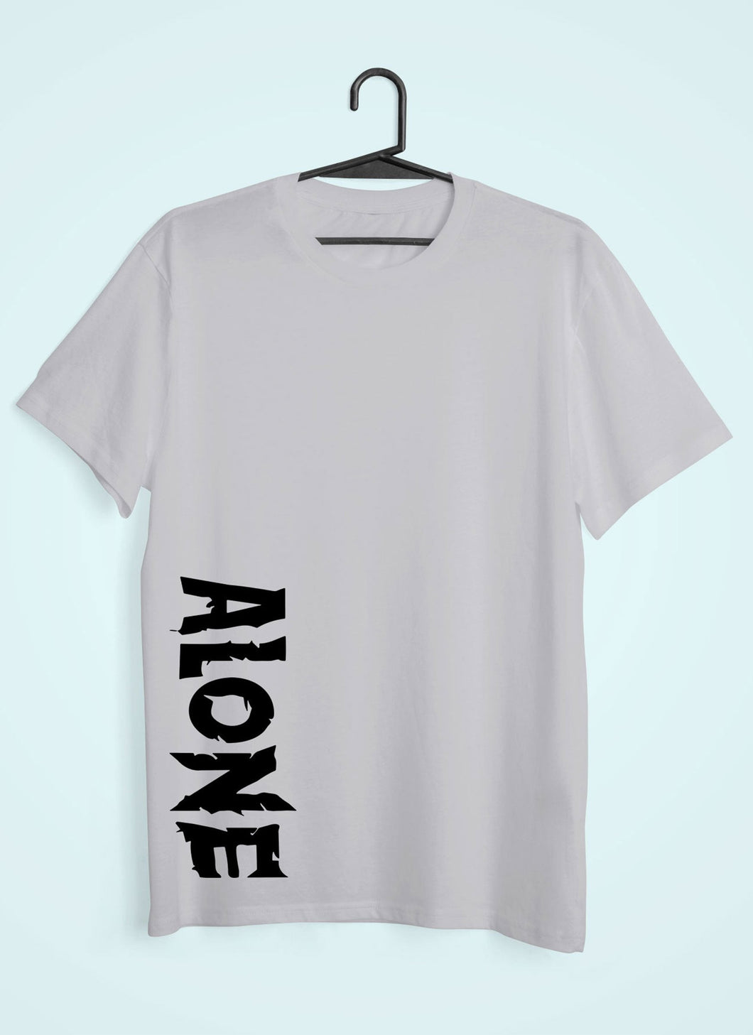 Alone Women Half Sleeves T-shirt- KidsFashionVilla