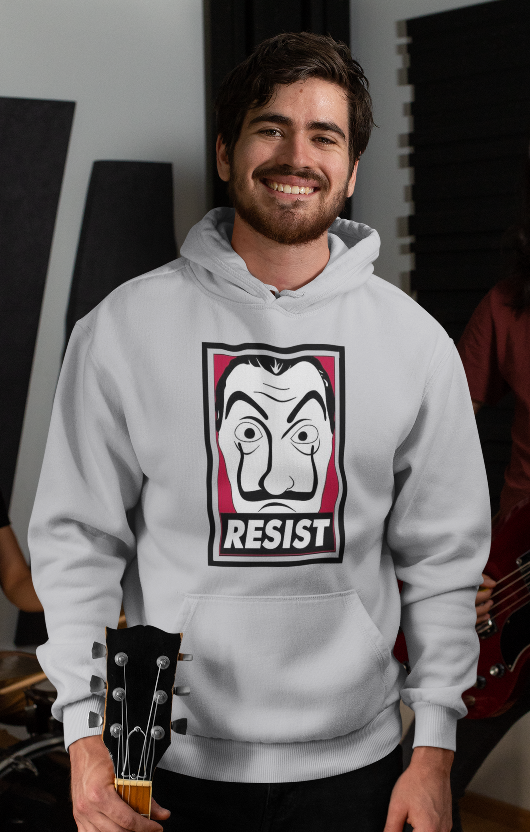 Resistance Money Heist Men Hoodies-KidsFashionVilla