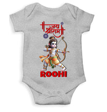 Load image into Gallery viewer, Custom Name Jai Shree Ram Rompers for Baby Girl- KidsFashionVilla

