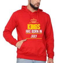Load image into Gallery viewer, Kings Are Born In July Men Hoodies-KidsFashionVilla
