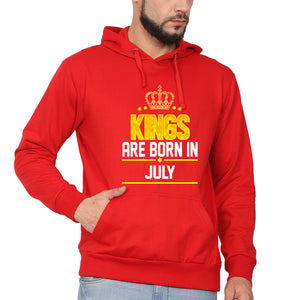Kings Are Born In July Men Hoodies-KidsFashionVilla