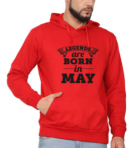 Legends are Born in May Men Hoodies-KidsFashionVilla