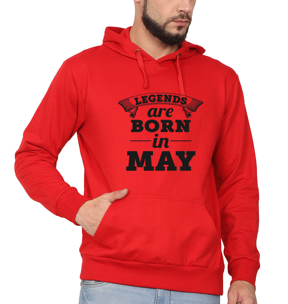 Legends are Born in May Men Hoodies-KidsFashionVilla