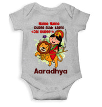 Load image into Gallery viewer, Custom Name Jai Durge Navratri Rompers for Baby Girl- KidsFashionVilla
