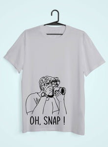 Oh Snap Women Half Sleeves T-shirt- KidsFashionVilla