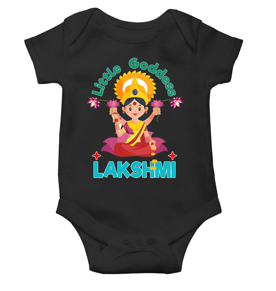 Custom Name Little Goddess Navratri Rompers for Baby Girl- KidsFashionVilla
