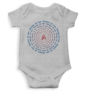 Om Namah Shivay Mahashivratri Rompers for Baby Girl- KidsFashionVilla