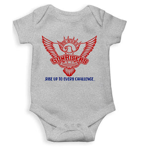 Custom Name IPL SRH Sunrisers Hyderabad Rompers for Baby Girl- KidsFashionVilla