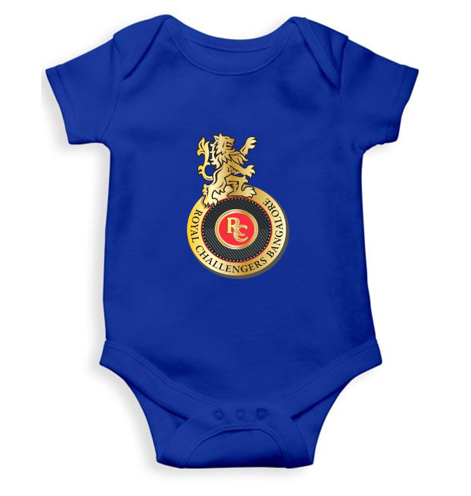 RCB  Royal Challengers Bangalore Rompers for Baby Girl - KidsFashionVilla