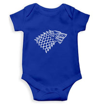Load image into Gallery viewer, GOT Game Of Thrones Stark Logo Rompers for Baby Girl- KidsFashionVilla
