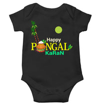 Load image into Gallery viewer, Custom Name Happy Pongal Rompers for Baby Boy- KidsFashionVilla
