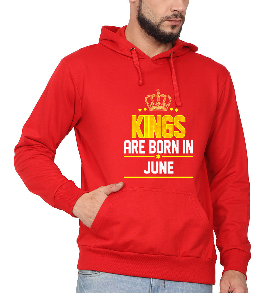 Kings Are Born In June Men Hoodies-KidsFashionVilla