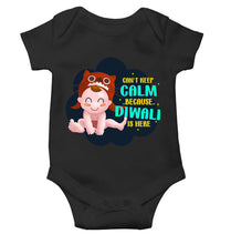 Load image into Gallery viewer, Can Not Keep Calm Because Diwali Is Here Rompers for Baby Boy- KidsFashionVilla
