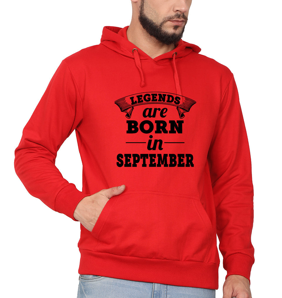 Legends are born in september Men Hoodies-KidsFashionVilla