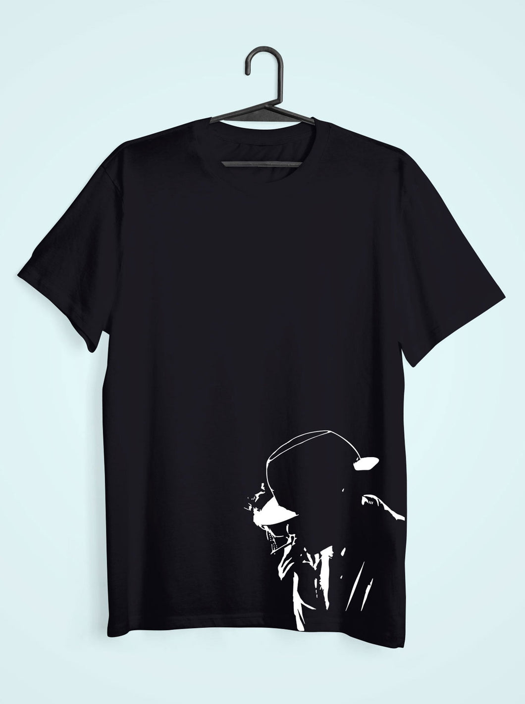 Smokey man Women Half Sleeves T-shirt- KidsFashionVilla