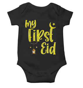 My First Eid Rompers for Baby Boy- KidsFashionVilla