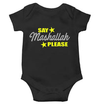 Load image into Gallery viewer, Say Mashallah Please Eid Rompers for Baby Boy- KidsFashionVilla
