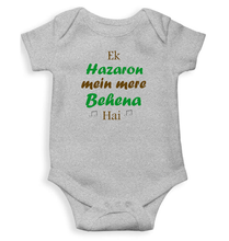 Load image into Gallery viewer, Ek Hazaro Mein Meri Behena Rompers for Baby Girl- KidsFashionVilla
