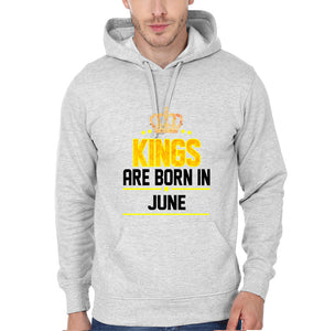 Kings Are Born In June Men Hoodies-KidsFashionVilla