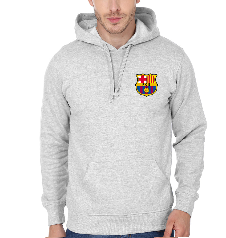 Barcelona Logo Men Hoodies-KidsFashionVilla