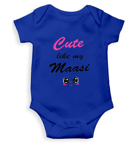 Cute Like My Maasi Rompers for Baby Girl- KidsFashionVilla