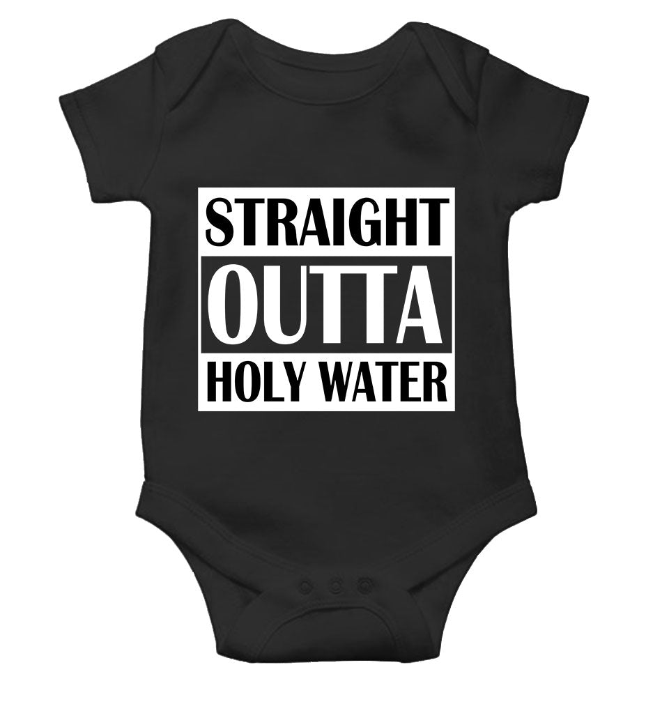 Holy Water Baptism Christening Day Rompers for Baby Girl- KidsFashionVilla